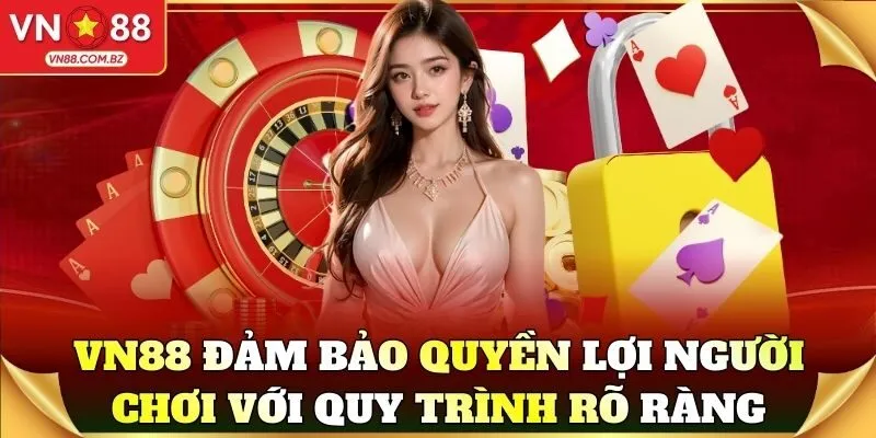 VN88 đảm bảo quyền lợi người chơi với quy trình rõ ràng